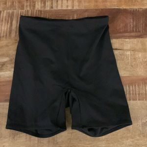 Skims Black Mid Waist Shorts